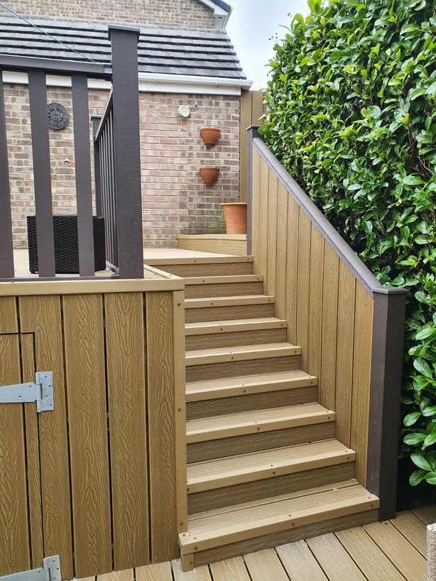 PureDeck Maple 3.6M Composite Decking Board Pure Clean Rental Solutions