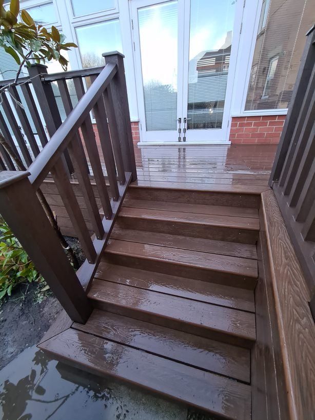 PureDeck Oak 3.6M Composite Decking Board Pure Clean Rental Solutions