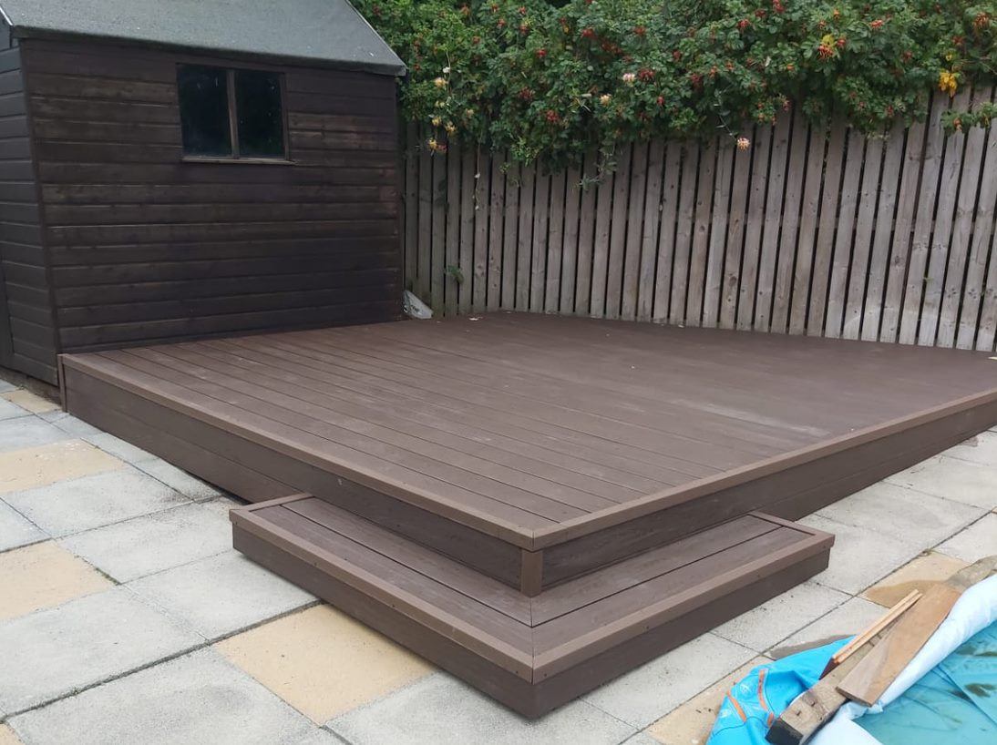 PureDeck Oak 3.6M Composite Decking Board Pure Clean Rental Solutions