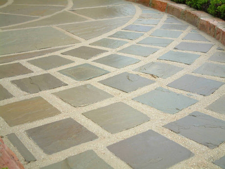 Raj Green Cobbles - Natural Sandstone Pure Clean Rental Solutions