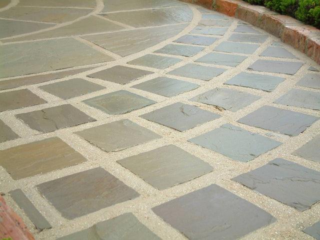 Raj Green Cobbles - Natural Sandstone Pure Clean Rental Solutions