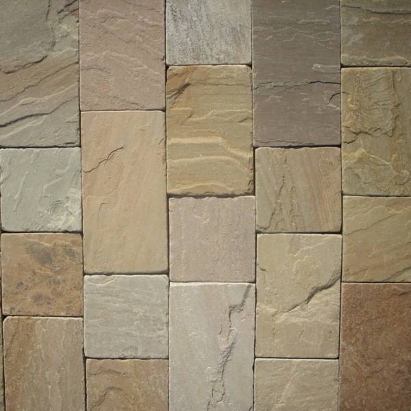 Raj Green Drivestone Sandstone Cobbles Pure Clean Rental Solutions