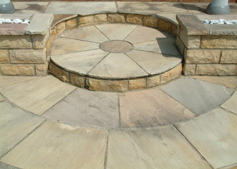 Raj Green Natural Sandstone Circle Kit Pure Clean Rental Solutions