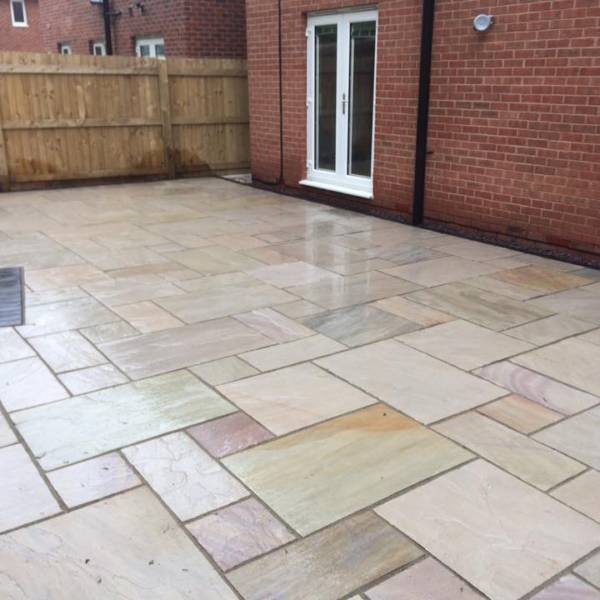 Raveena - Natural Sandstone Paving Pure Clean Rental Solutions