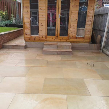 Rippon Honed Sandstone Paving Pure Clean Rental Solutions