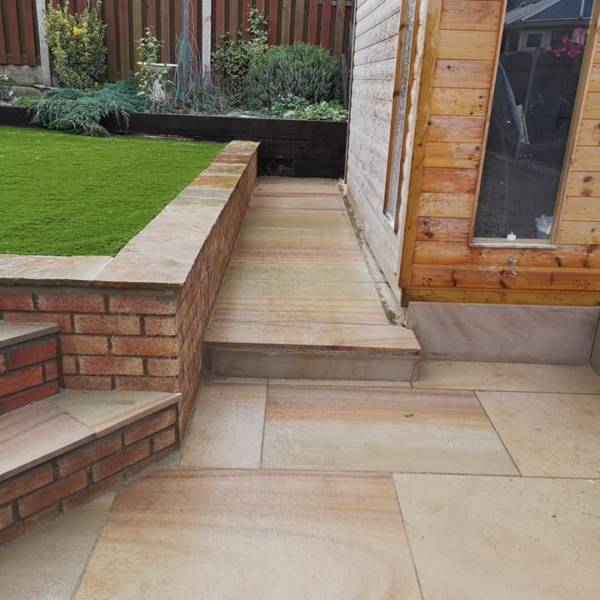 Rippon Honed Sandstone Paving Pure Clean Rental Solutions