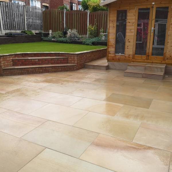 Rippon Honed Sandstone Paving Pure Clean Rental Solutions