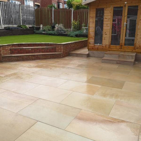 Rippon Honed Sandstone Paving Pure Clean Rental Solutions