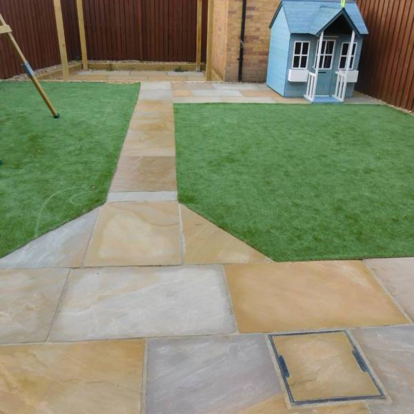 Rippon - Natural Sandstone Paving Pure Clean Rental Solutions 