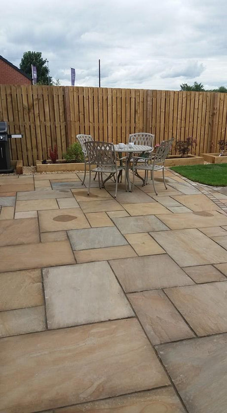 Rippon - Natural Sandstone Paving Pure Clean Rental Solutions