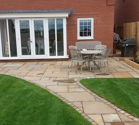 Rippon - Natural Sandstone Paving Pure Clean Rental Solutions