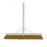 Stiff Bassine Broom with 48" Wooden Handle Pure Clean Rental Solutions 24" 