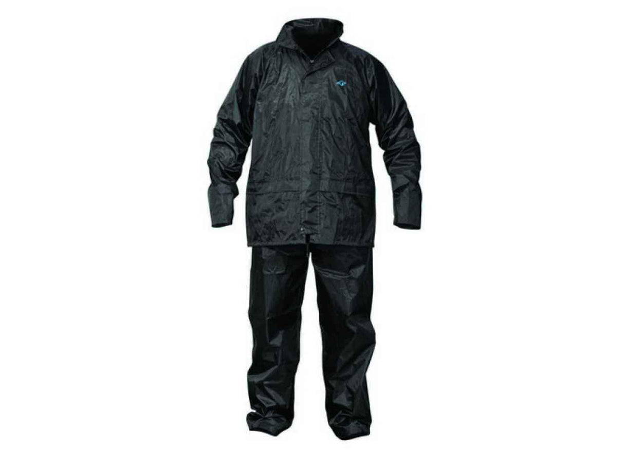 Waterproof Rainsuit Black Pure Clean Rental Solutions Medium