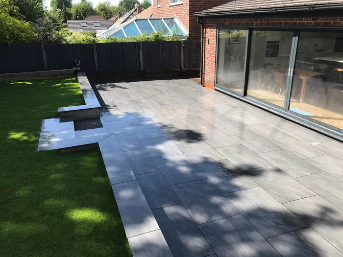 What is exterior porcelain paving?