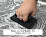 LTP - Black Coarse Pad With Handle Pure Clean Rental Solutions 
