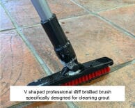 LTP - Grout Brush Red Pure Clean Rental Solutions 