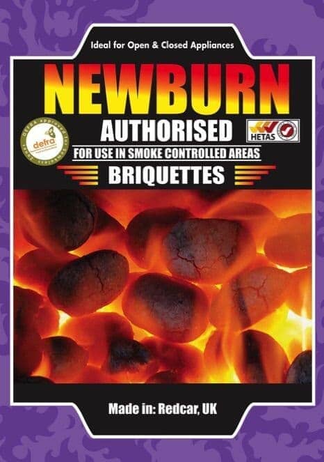 Newburn Smokeless Briquettes – 20kg Bag Pure Clean Rental Solutions 