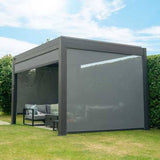 Nova - Titan Pergola Pull Down Screen - 3M Grey Pure Clean Rental Solutions 