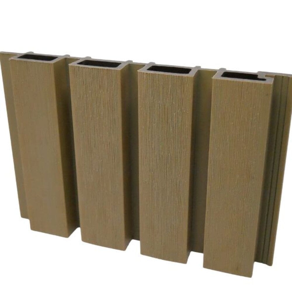 PureDeck Natural Oak Composite Slatted Cladding - PCRS — Pure Clean ...