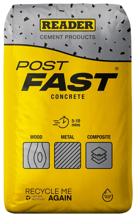 Reader Postfast Post Concrete / Postcrete 20kg Bag Pure Clean Rental Solutions 