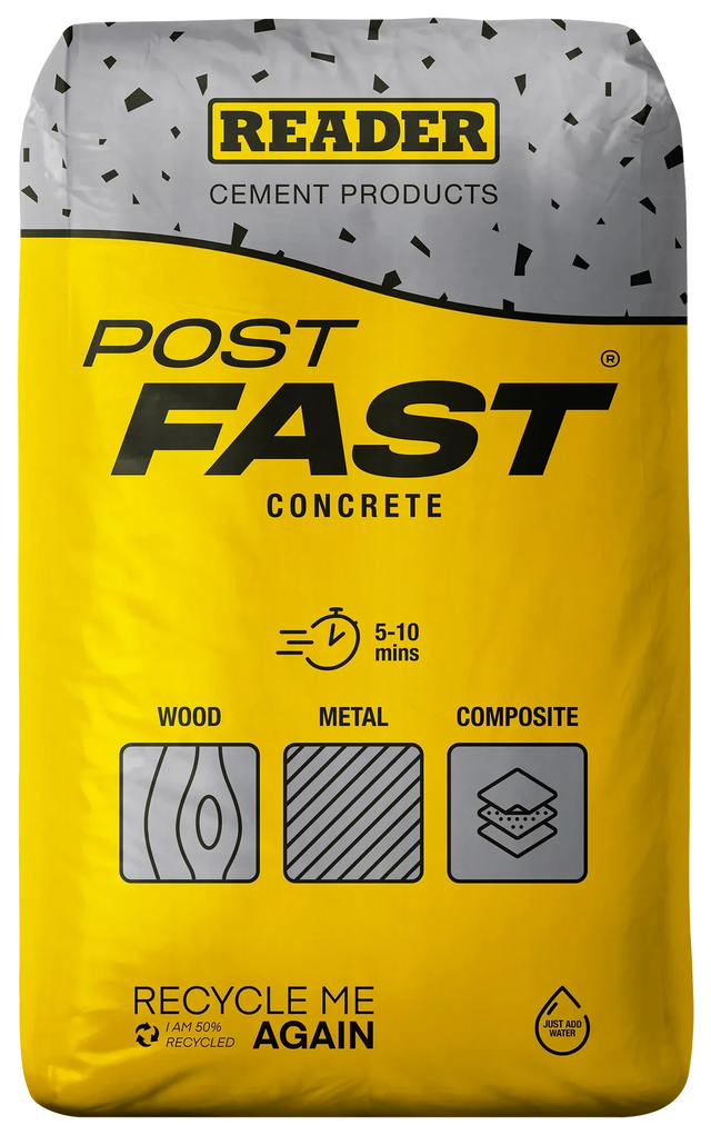 Reader Postfast Post Concrete / Postcrete 20kg Bag Pure Clean Rental Solutions 