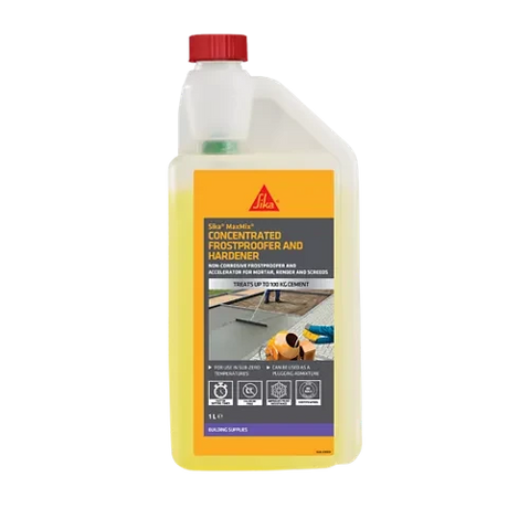 Sika MaxMix Concentrated Frostproofer & Hardener Pure Clean Rental Solutions 