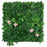 Artificial Green Wall Panel with variegated foliage and pink tiger lillies 100x100 cm Pure Clean Rental Solutions 