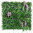 Artificial Green Wall Panel with variegated foliage and purple trailing wisteria 100x100 cm Pure Clean Rental Solutions 