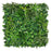 Artificial green wall panel with variegated foliage and trailing pink flowers 100x100 cm Pure Clean Rental Solutions 