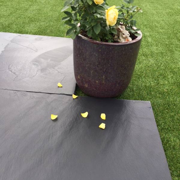 Black Slate Paving - Natural Slate Pure Clean Rental Solutions 