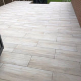 Bosco Bianco - Wood Effect Porcelain Paving Pure Clean Rental Solutions Pallet - 23.04m² - 48 Pieces 