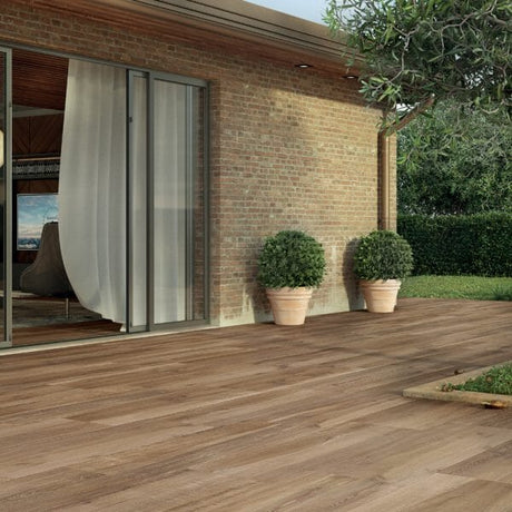 Bosco Bruno - Wood Effect Porcelain Paving Pure Clean Rental Solutions Pallet - 23.04m² - 48 Pieces 