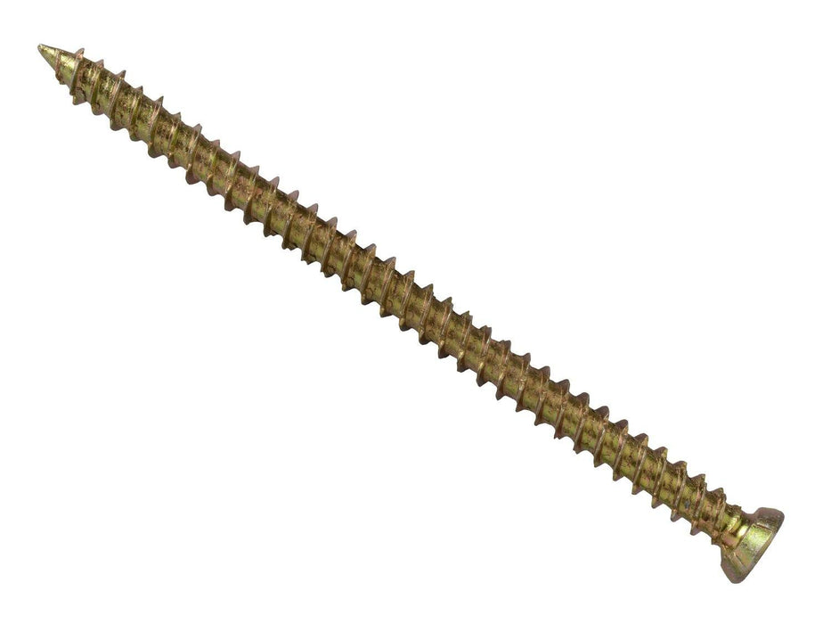 Concrete Frame Screw - Zinc Yellow Passivated - Box Pure Clean Rental Solutions 