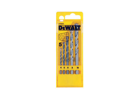 DeWALT Straight Shank - Masonry - 5 Piece Drilling Set Pure Clean Rental Solutions 