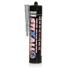 Everbuild STIXALL Silicone Extreme Power Pure Clean Rental Solutions Grey 