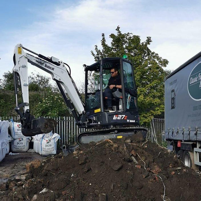 Mini Digger - Bobcat E27z - 2.7 Tonne Pure Clean Rental Solutions 