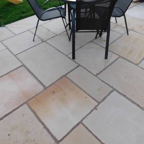 Mint Fossil - Natural Sandstone Paving Pure Clean Rental Solutions 