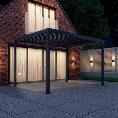 Nova - Titan 3.6x3m Rectangular Aluminium Pergola Pure Clean Rental Solutions 