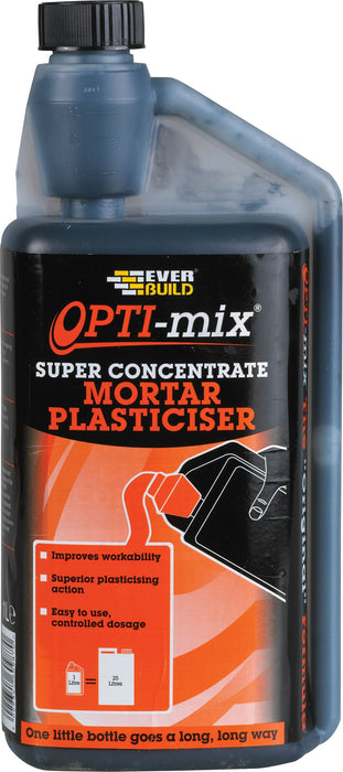 OPTI-MIX Mortar Plasticiser 1L Pure Clean Rental Solutions 