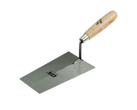 Ox Trade Bucket Trowel - Wooden Handle 7"/180mm Pure Clean Rental Solutions 