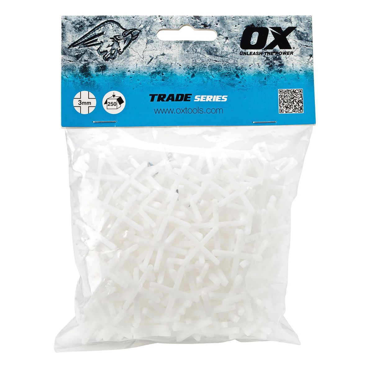 Ox Trade Cross Shaped Tile Spacers - 5mm (250pk) Pure Clean Rental Solutions 