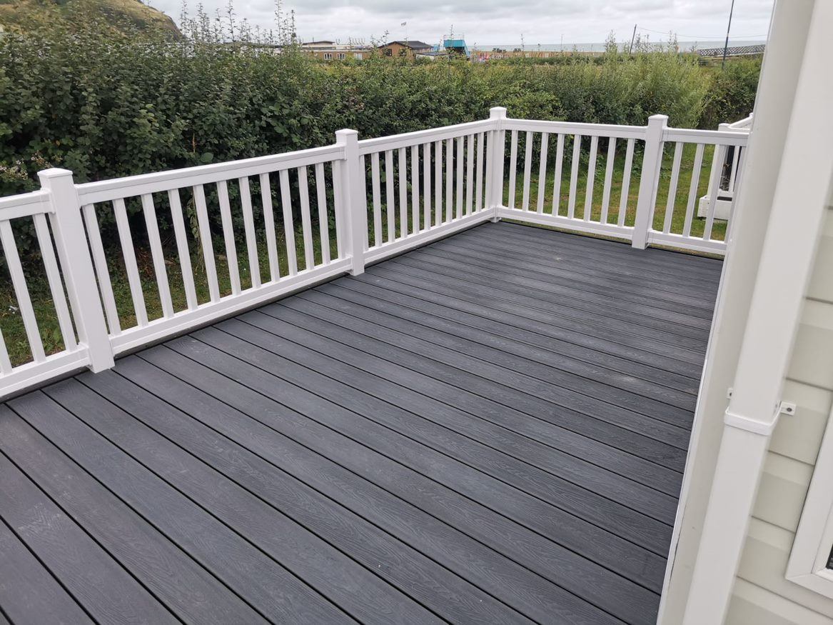 PureDeck Anthracite 3.6M Composite Decking Board Pure Clean Rental Solutions 