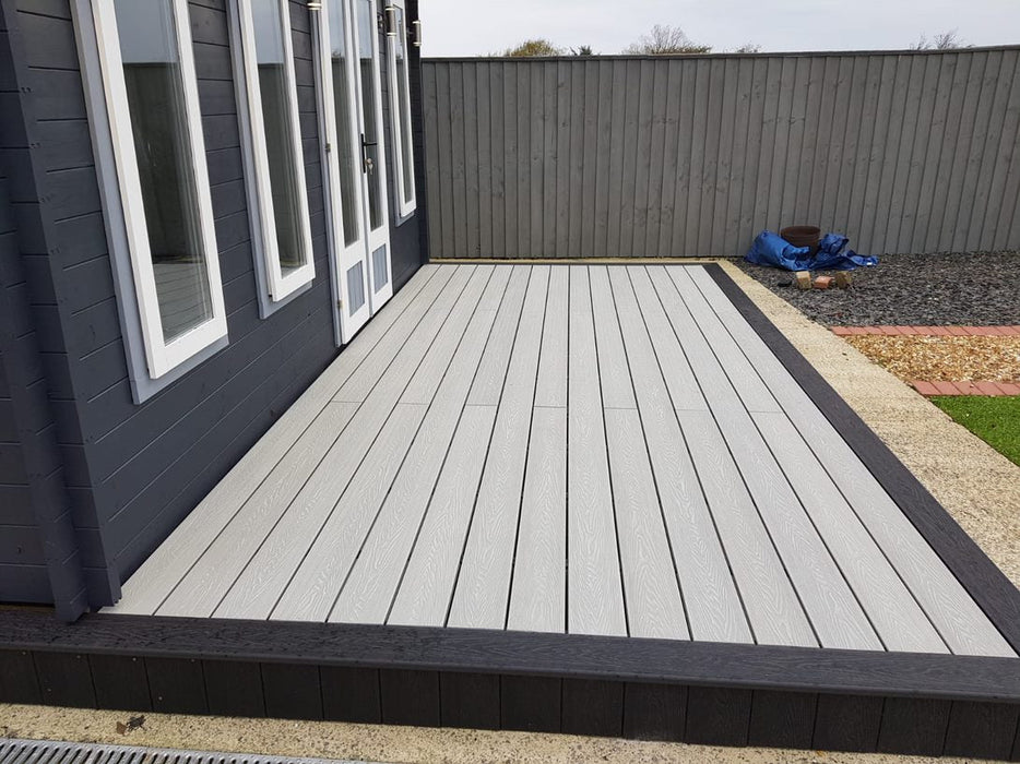 PureDeck Charcoal 3.6M Composite Decking Board Pure Clean Rental Solutions 