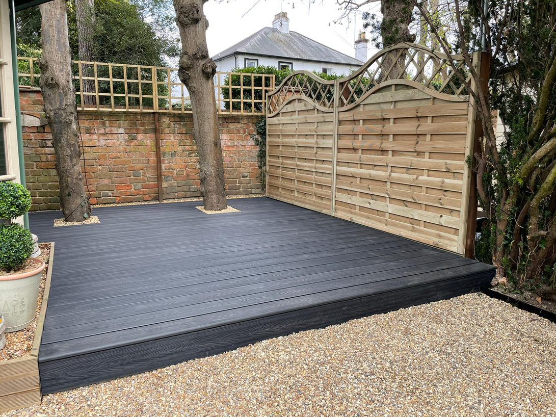 PureDeck Charcoal 3.6M Composite Decking Board Pure Clean Rental Solutions 