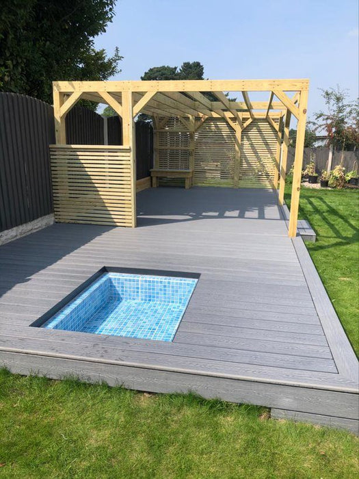 PureDeck Slate 3.6M Composite Decking Board Pure Clean Rental Solutions 