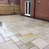 Raveena - Natural Sandstone Paving Pure Clean Rental Solutions 