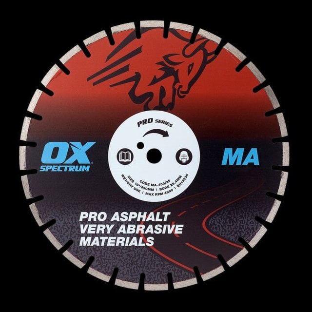 Spectrum Superior Shark Diamond Blade Asphalt Pure Clean Rental Solutions MA300/20 