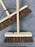 Stiff Bassine Broom with 48" Wooden Handle Pure Clean Rental Solutions 